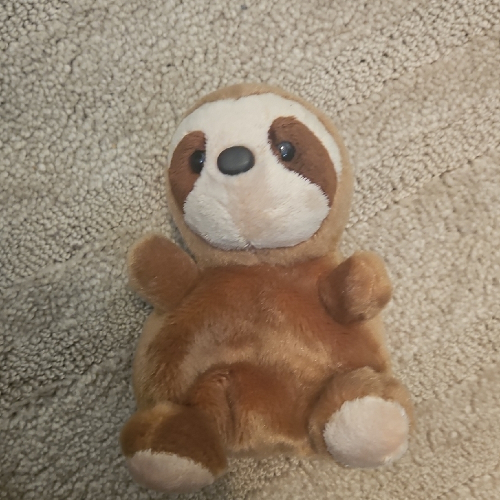 Adorable Brown Sloth Stuffed Animal Toy